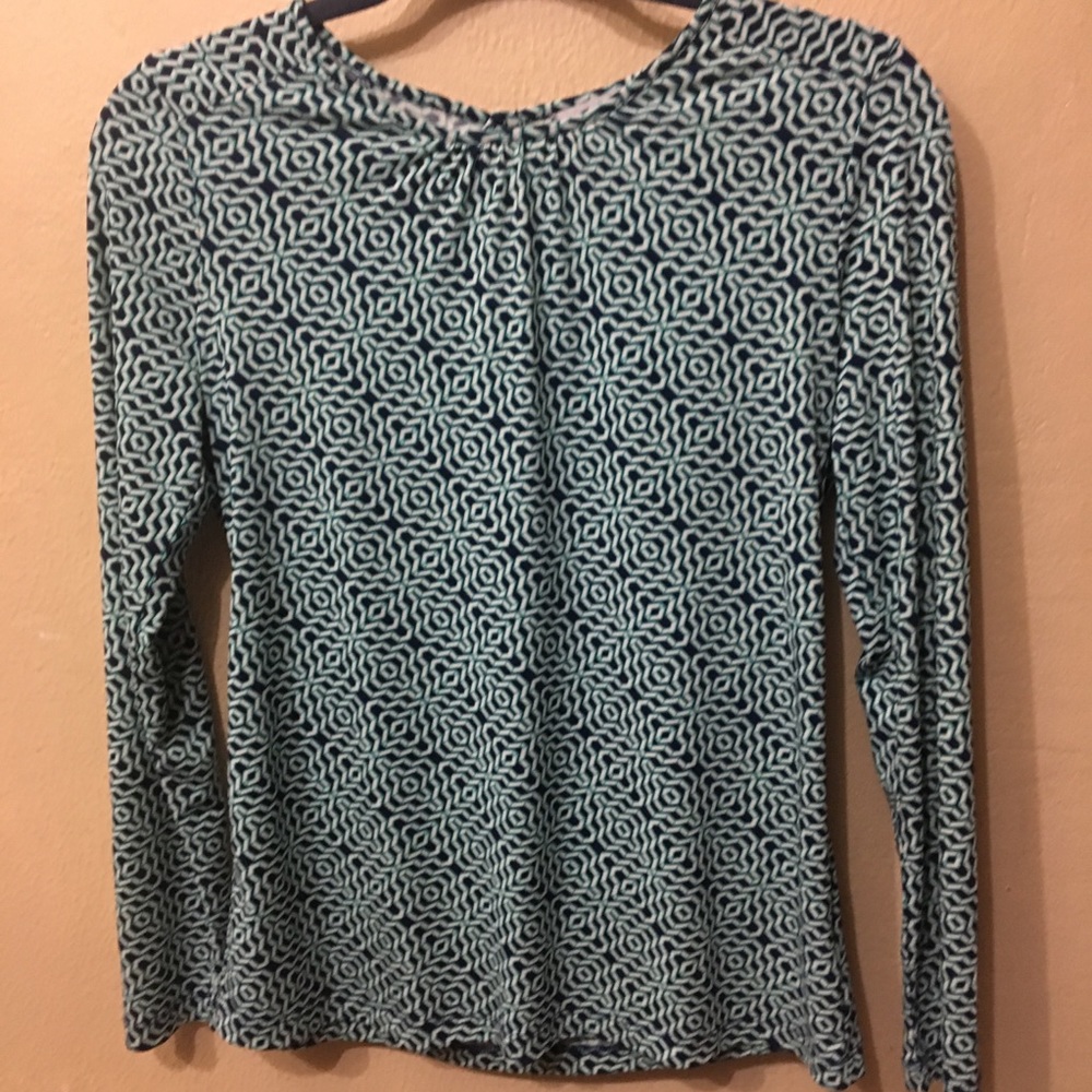 *$3 for $20* Liz Claiborne Geometric Print Blouse